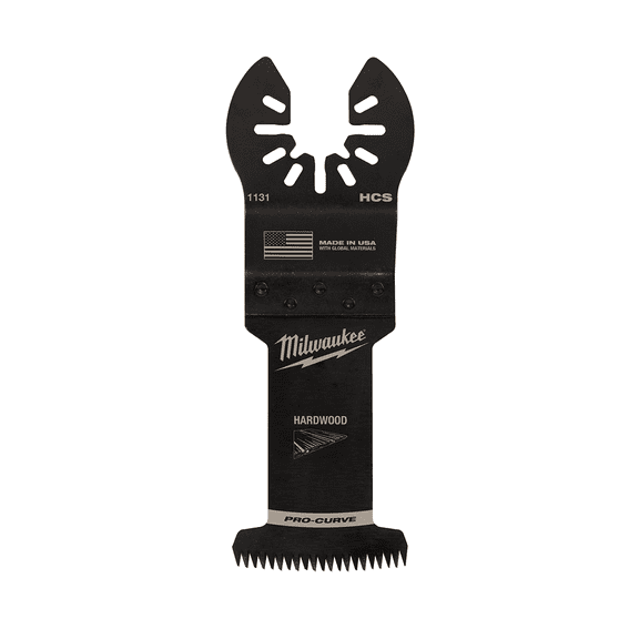 Milwaukee Tool OPEN-LOK 1-3/8" HCS Japanese Tooth PRO-CURVE Hardwood Multi-Tool Blades 3PK