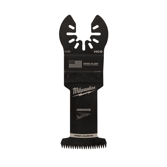 Milwaukee Tool OPEN-LOK 1-3/8" HCS Japanese Tooth PRO-CURVE Hardwood Multi-Tool Blades 3PK