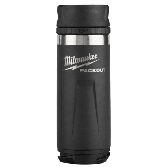 Milwaukee Tool PACKOUT 18oz Insulated Bottle with Sip Lid - Black