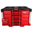 thumbnail image 1 of Milwaukee PACKOUT 4-Drawer Tool Box, 50-lb Capacity, Modular Storage, Model 48-22-8444, 1 of 4