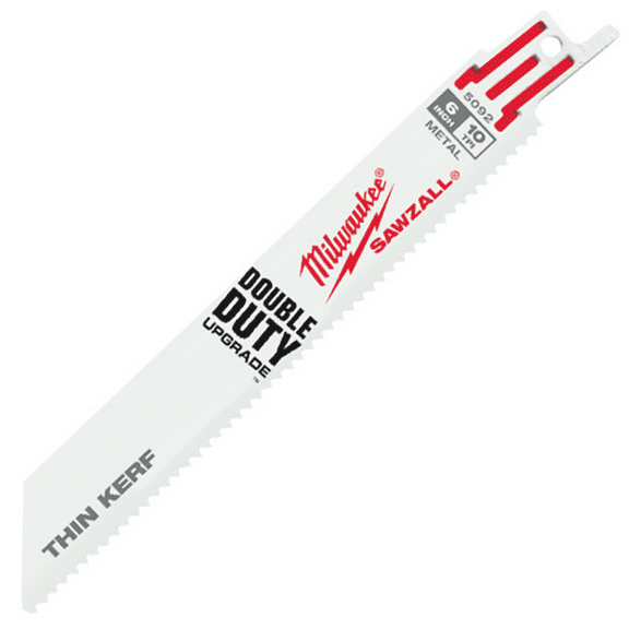 Milwaukee Tool 6" 10 TPI  Ice Hardened SAWZALL Blades (50 Pk)