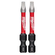 Milwaukee Tool SHOCKWAVE 2" Impact Square Recess #3 Power Bits 2 PK
