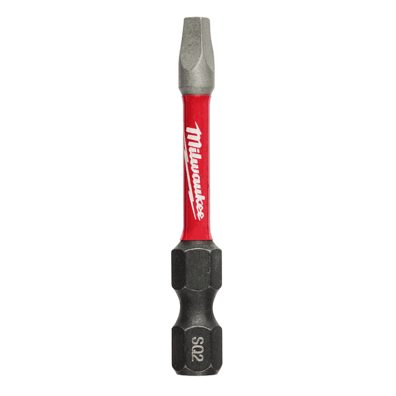 Milwaukee Tool SHOCKWAVE 2Impact Square Recess #2 Power Bits (25 PK)