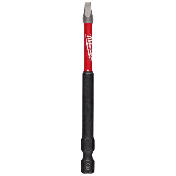 Milwaukee Tool SHOCKWAVE 3-1/2 Impact Square Recss #3 Power Bit