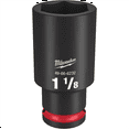 thumbnail image 1 of Milwaukee Tool SHOCKWAVE Impact Duty  1/2"Drive 1-1/8" Deep 6 Point Socket, 1 of 2