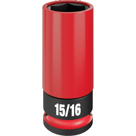 Milwaukee Tool SHOCKWAVE Impact Duty 1/2 Drive 15/16" SAE Lug Nut Wheel Socket