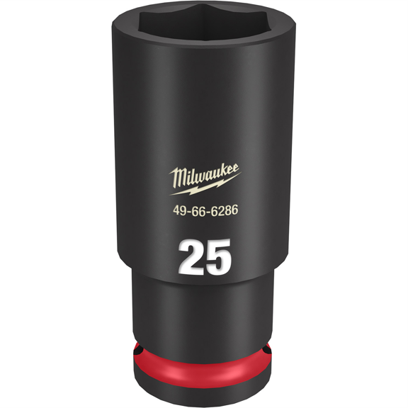 Milwaukee Tool SHOCKWAVE Impact Duty 1/2"Drive 25MM Deep 6 Point Socket