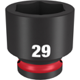 thumbnail image 1 of Milwaukee Tool SHOCKWAVE Impact Duty  1/2"Drive 29MM Standard 6 Point Socket, 1 of 2
