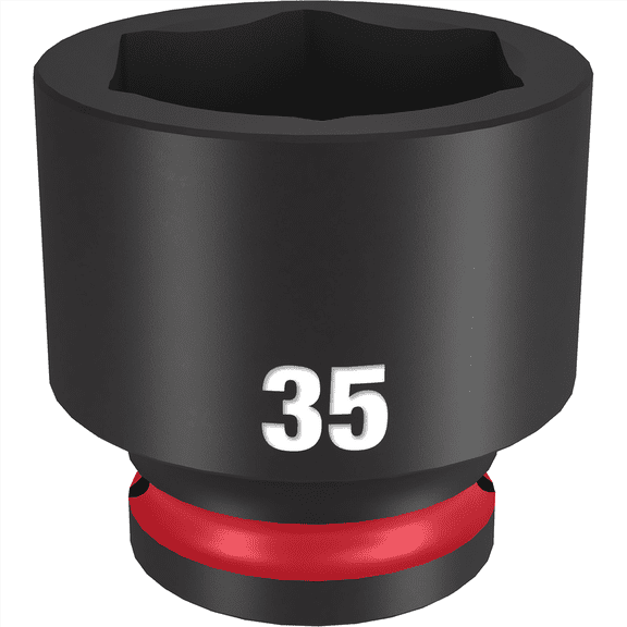 Milwaukee Tool SHOCKWAVE Impact Duty 1/2"Drive 35MM Standard 6 Point Socket