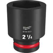 Milwaukee Tool SHOCKWAVE Impact Duty 1"Drive 2-1/4" Deep 6 Point Socket