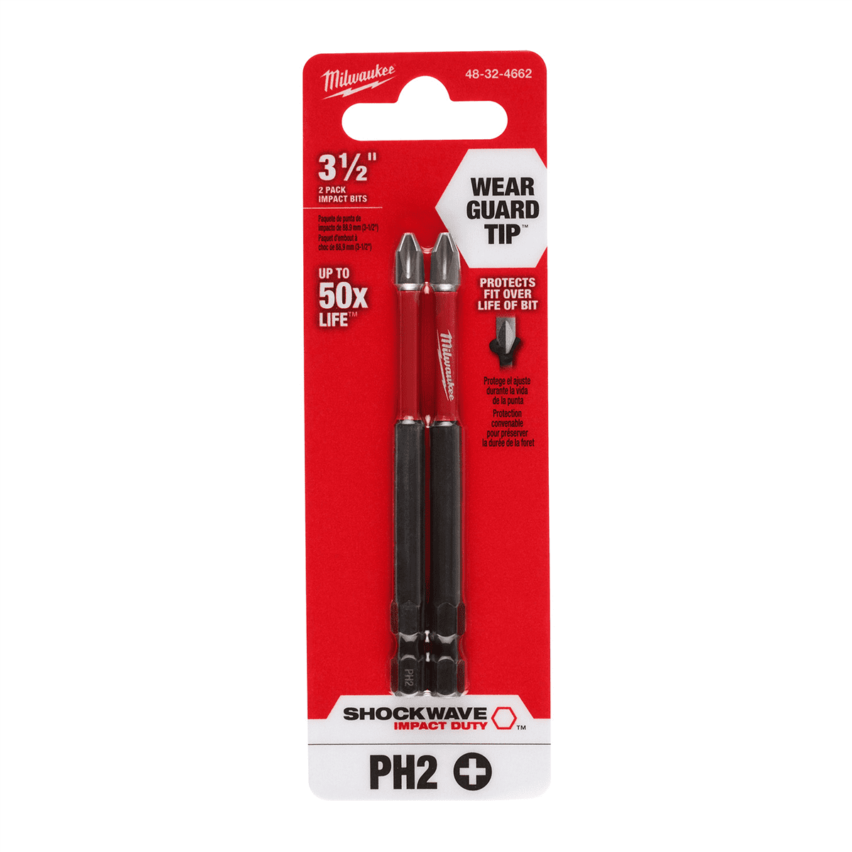 リカルド2 Milwaukee Shockwave Impact Duty Quick-Clear 2-In-1 Magnetic