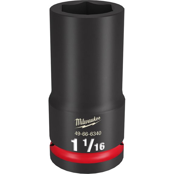 Milwaukee 49-66-6340 Shockwave Impact Duty 3/4" Drive 1-1/16" Deep 6 Point Socket