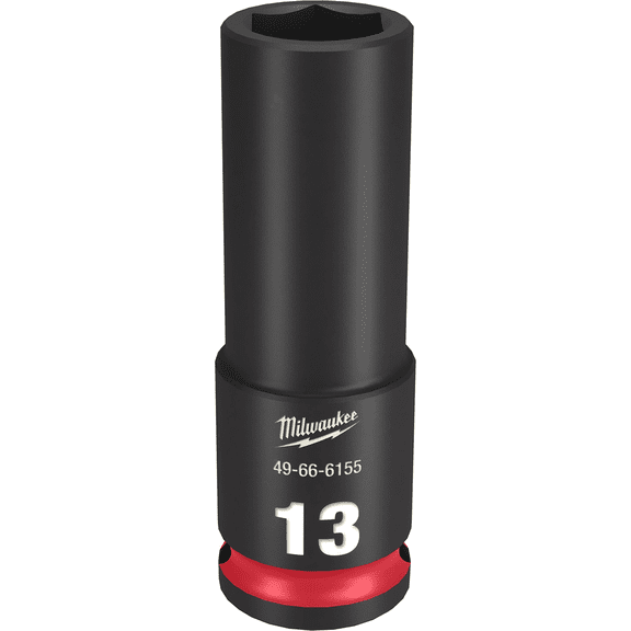 Milwaukee Tool SHOCKWAVE Impact Duty 3/8"Drive 13MM Deep 6 Point Socket