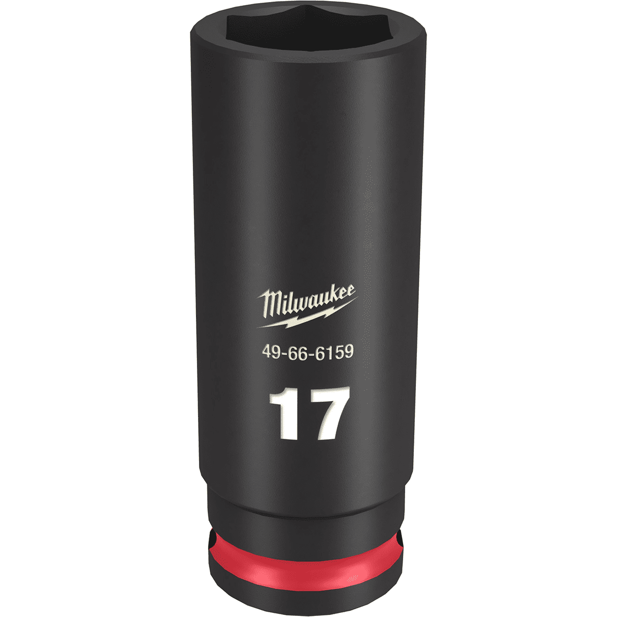 Milwaukee Tool SHOCKWAVE Impact Duty  3/8"Drive 17MM Deep 6 Point Socket
