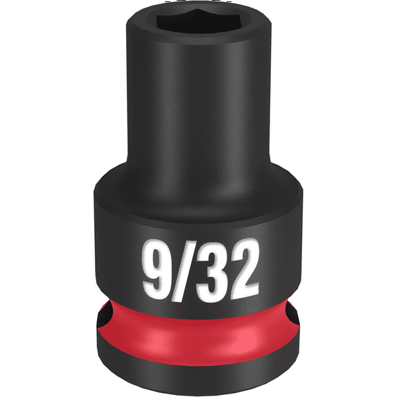 Milwaukee Electric Tools 49-66-6101 Shockwave Impact Duty 3/8" Drive 9/32" Standard 6 Point Socket