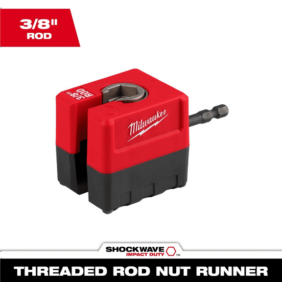 Milwaukee Tool SHOCKWAVE Impact Duty 3/8 Inch Threaded Rod Nut Runner