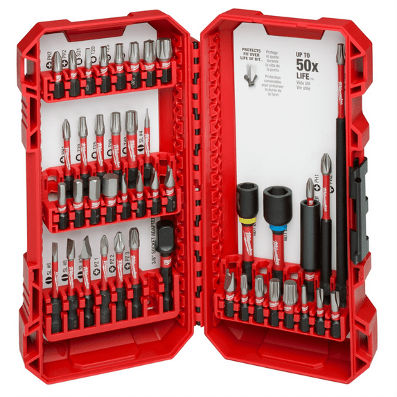 Milwaukee Tool SHOCKWAVE Impact Duty Driver Bit Auto Set ‐ 43PC