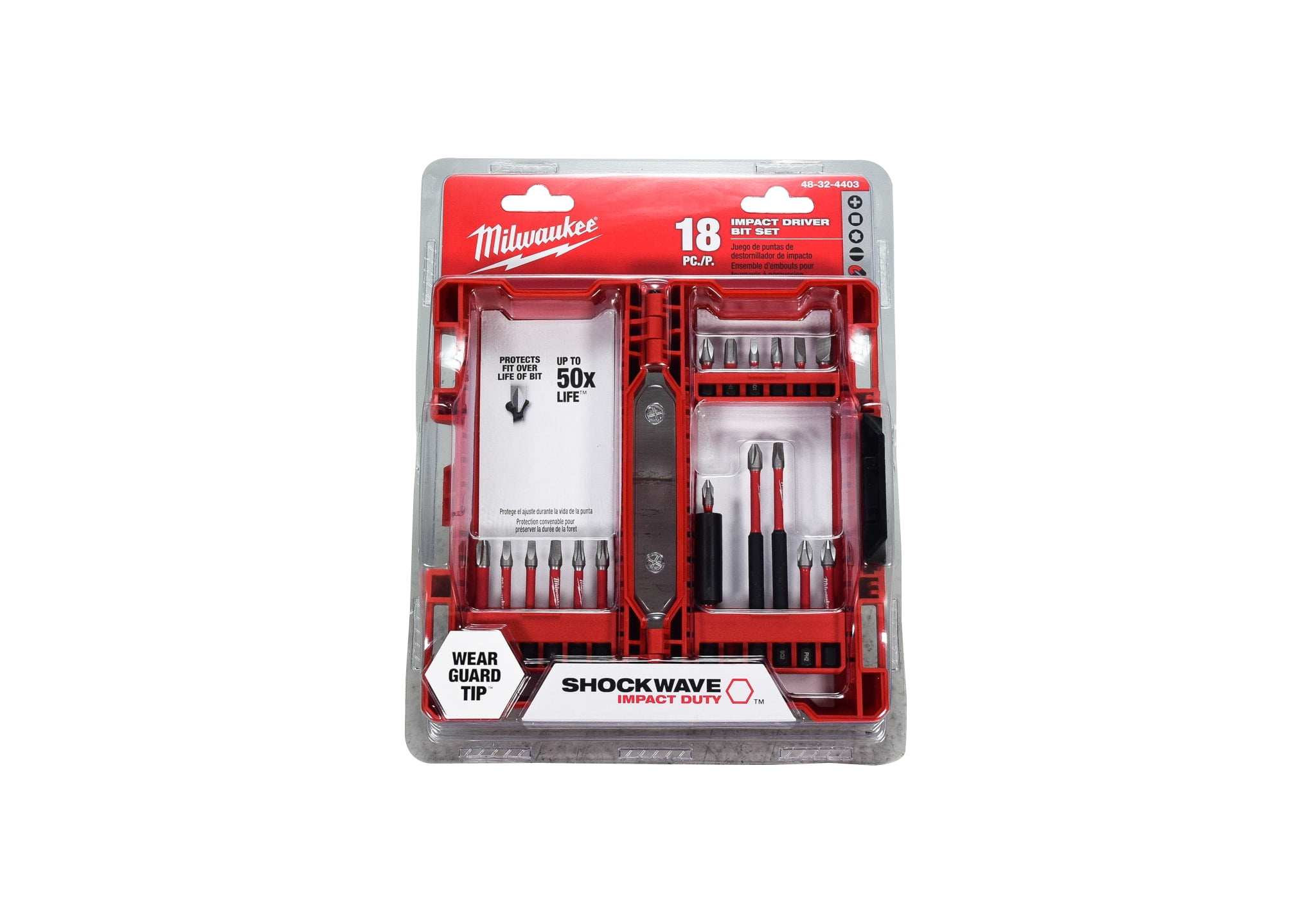 Milwaukee 48-32-4403 18 Piece Driver Bit Set