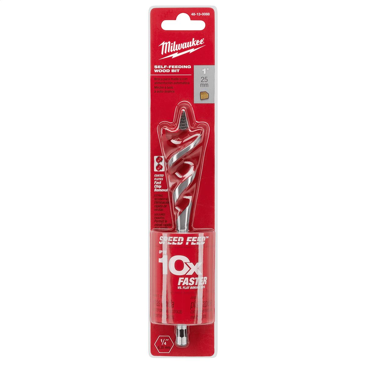 Milwaukee Tool SPEED FEED Wood Bit 1" x 6"