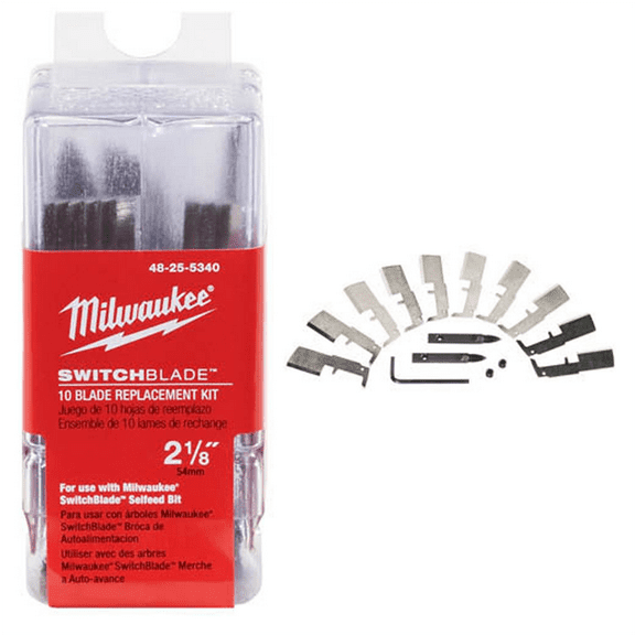Milwaukee Tool SWITCHBLADE 10 Blade Replacement Kit - 1-3/8"