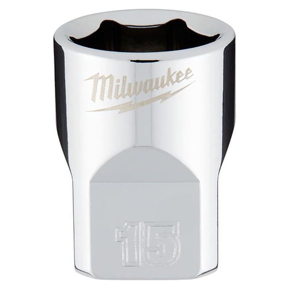 Milwaukee-45-34-9085 3/8 in. Drive 15mm Metric 6-Point Socket