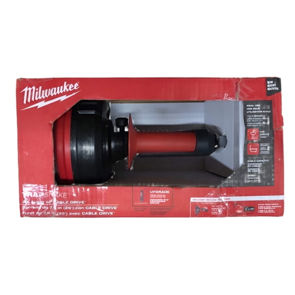 Milwaukee 49-16-2573 TRAPSNAKE 25? Auger w/ CABLE DRIVE