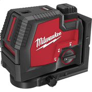 Milwaukee 3522-21 Green 100 ft. Cross Line and Plumb Points Rechargeable Laser Level with REDLITHIUM Lithium-Ion USB Battery and Charger
