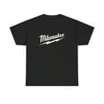 thumbnail image 1 of Milwaukee Tool Unisex Black Red Workwear Merch Cotton Tee Gear Automotive, 1 of 2