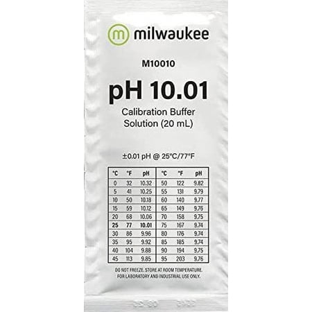 Milwaukee pH Tester Calibration/Buffer 10.01 Solution - Lot of 3