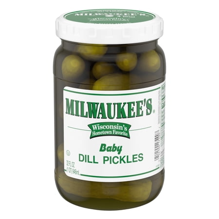 Milwaukee's Baby Dill Pickles, 32 fl oz Jar