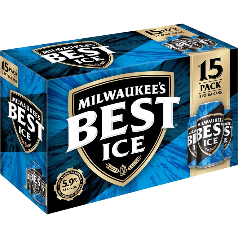 Milwaukee's Best Ice American Beer, 15 Pack, 12 fl oz Aluminum