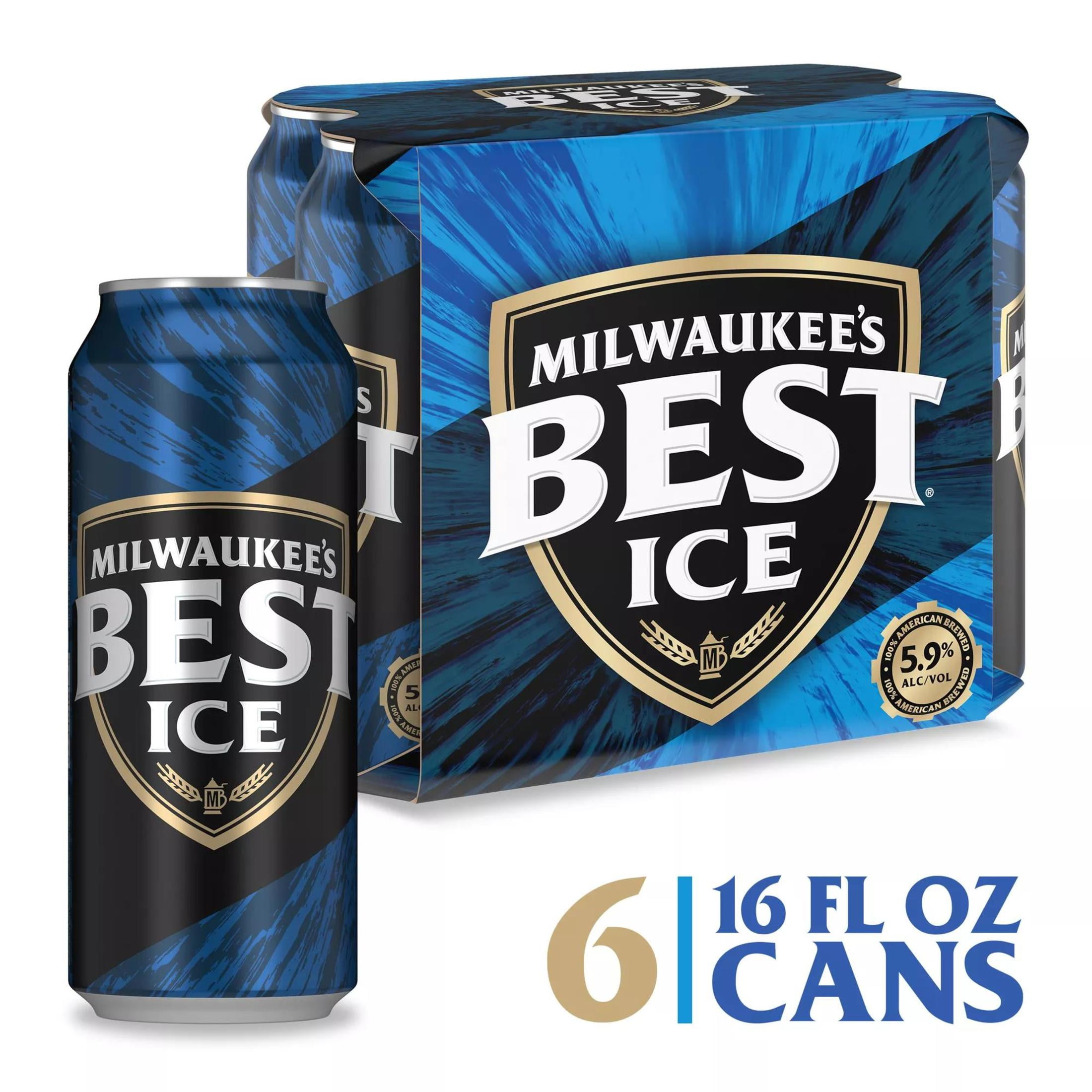 Milwaukee's Best Ice Beer, 32 fl oz Aluminum Can, 5.9% ABV, Domestic Lager