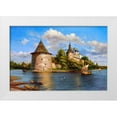 thumbnail image 1 of Milyukov, Alexey 14x11 White Modern Wood Framed Museum Art Print Titled - Pskov kremlin, 1 of 4