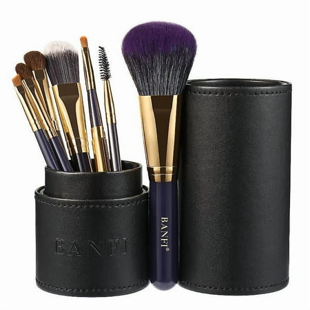 Miman 7pcs/set Makeup Brushes Set Profesional Foundation Blusher Cosmetic Set Kit |eye Shadow Applicator Pink