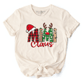 thumbnail image 1 of Mimi Claus Retro Christmas T-Shirt, Matching Family Holiday Tee, 1 of 8