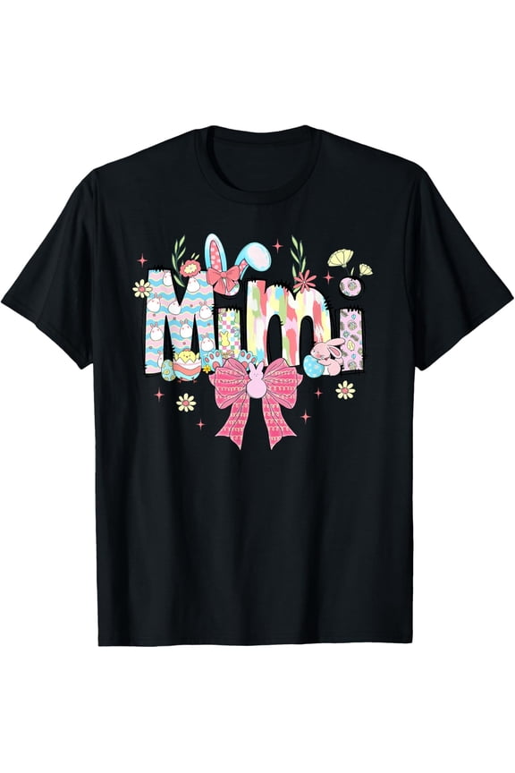 Mimi Coquette Bow Happy Bunny Rabbit T-shirt
