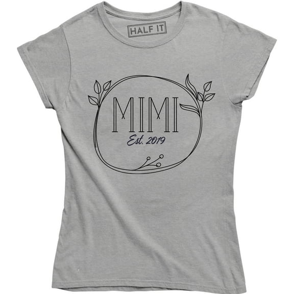 Mimi Established 2019 Funny Grandma Pregnancy Announcement Women's Tee