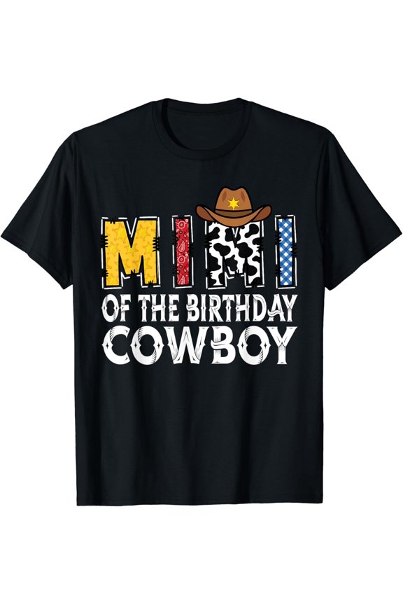 Mimi First Birthday Cowboy Western T-Shirt