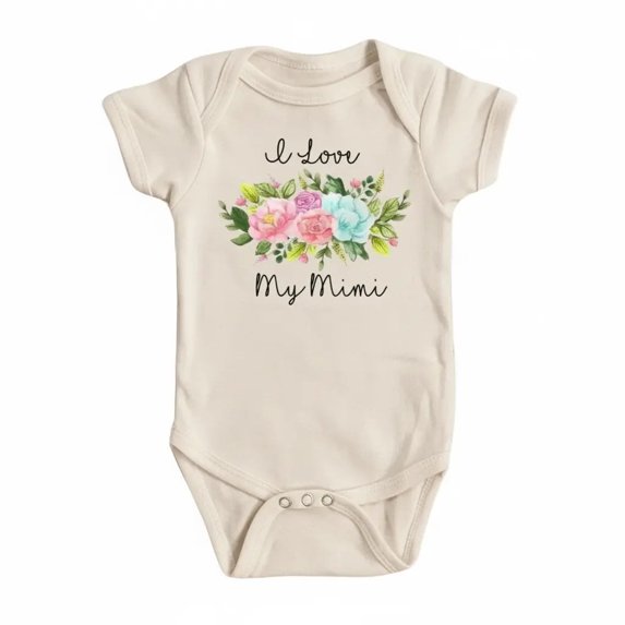 Mimi Floral Newborn Gift Baby Bodysuit