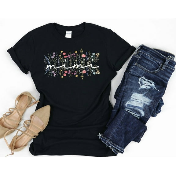 Mimi Floral Shirt, Mother's Day Shirt, Cute Womens Tee, Mother's Day Gift, Mimi Shirt, Mimi Groovy Shirt, Grandma Birthday Shirt, Trendy Tee TSHIRT All Size S-5XL