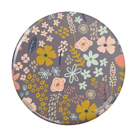 Mimi Flowers Floral Garden Kitchen Refrigerator Locker Button Magnet