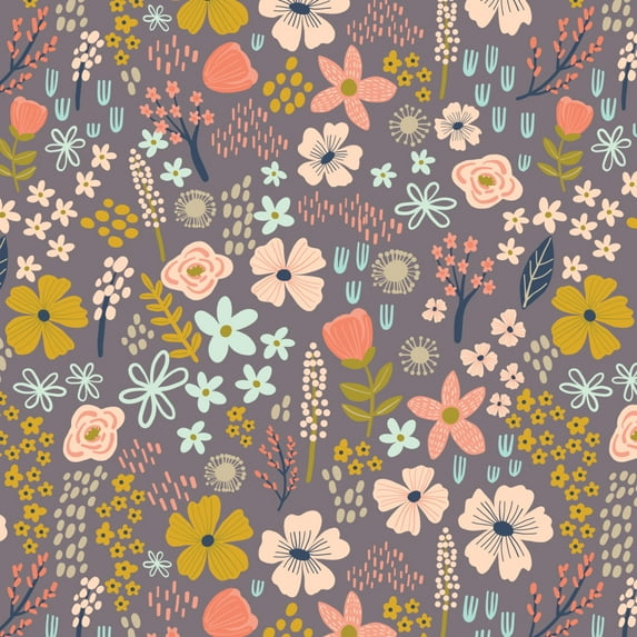 Mimi Flowers Floral Garden Premium Roll Gift Wrap Wrapping Paper