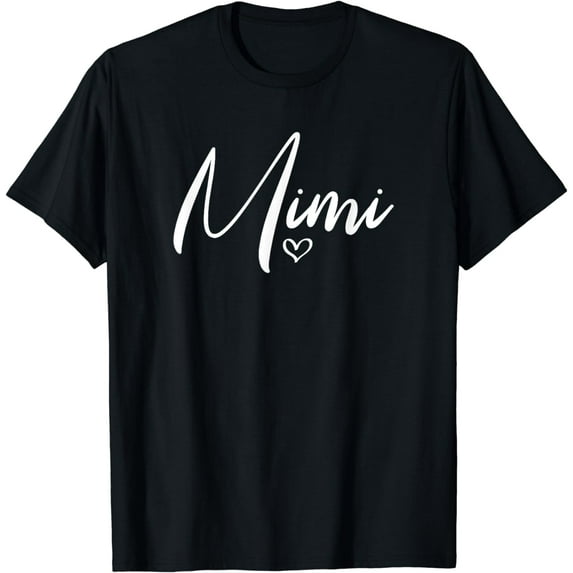 Mimi For Grandma Women Christmas Mother's Day Grandparents T-Shirt