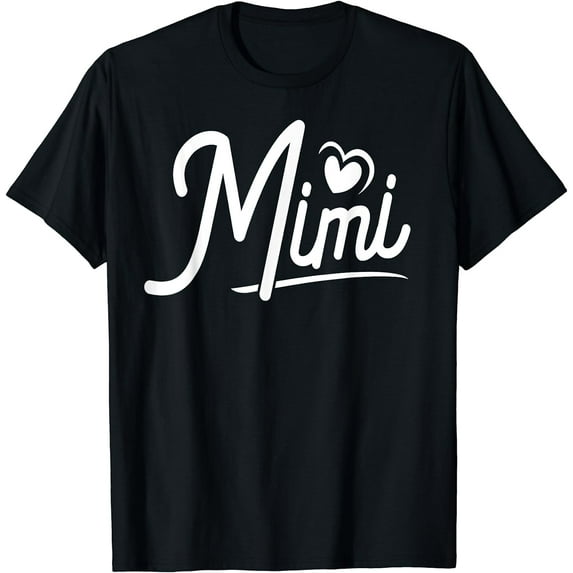 Mimi Gifts from Grandchildren Mimi Shirts for Women Mimi T-Shirt Black 3X-Large