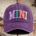 thumbnail image 1 of Mimi Hat for Women, Funny Adjustable Embroidered Washed cotton Baseball Cap,One Size, 1 of 5