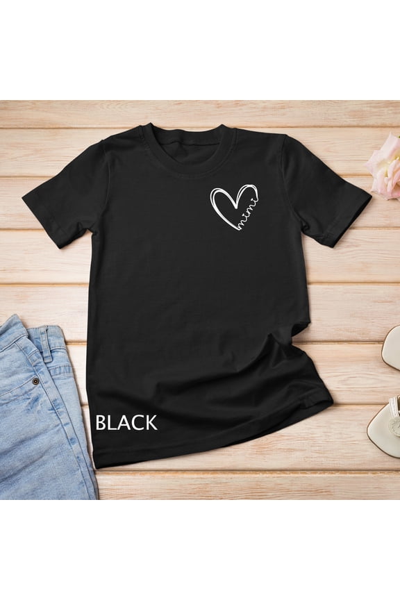 Mimi Heart For Grandma Women T-Shirt
