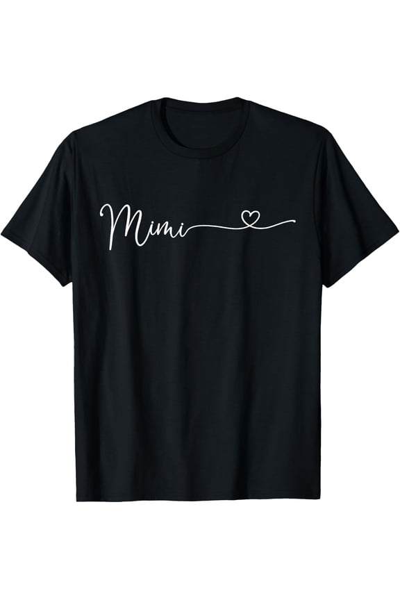 Mimi Heart Grandma Women Mother's Day Christmas GrandT-Shirt