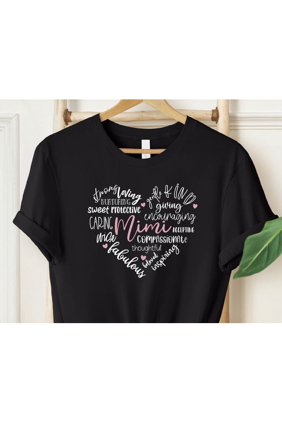 Mimi Heart Shirt Mimi Gift For Mama Heart Shirt Funny Mimi Tee Mothers Day Gift Mimi Birth