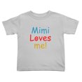 thumbnail image 1 of Mimi Loves Me Funny Toddler T-Shirts for Boys Girls (Gray, 3T), 1 of 5