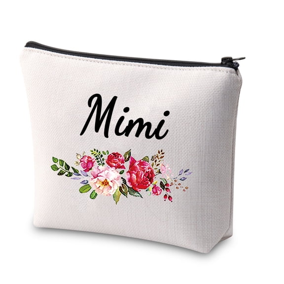 Mimi Makeup Bag Grandma Gift Grandmother Mimi Cosmetic Bag Best Mimi Ever Travel Case Mema Mema Nana Nani Meme Gift